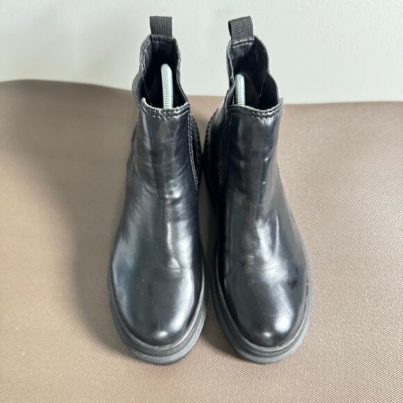 Circus Sam Edelman Pull On Boots Leather Ankle Chunky Lug Sole Outdoor Size 7 - Picture 5 of 7